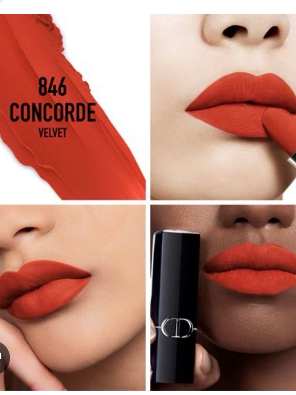 Dior Rouge Dior Lipstick - Concorde Velvet 846